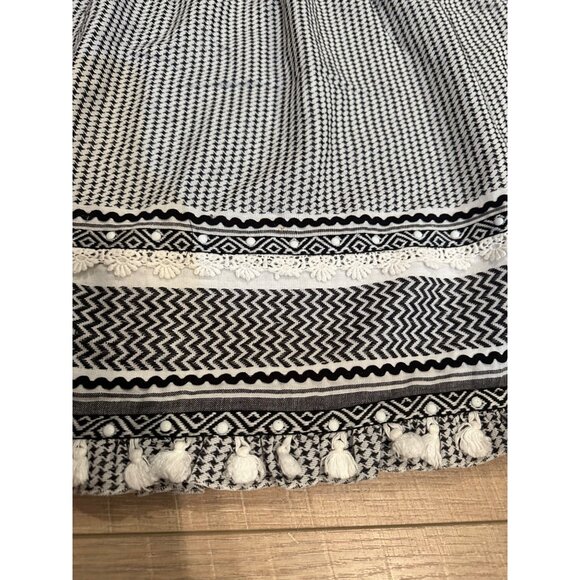 CHELSEA & VIOLET WOMENS BLACK AND WHITE MAXI SKIRT SMALL - Picture 3 of 8
